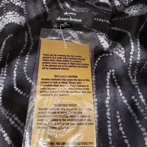 DENNIS Basso XL Black Suede Leather jacket - Picture 5 of 11